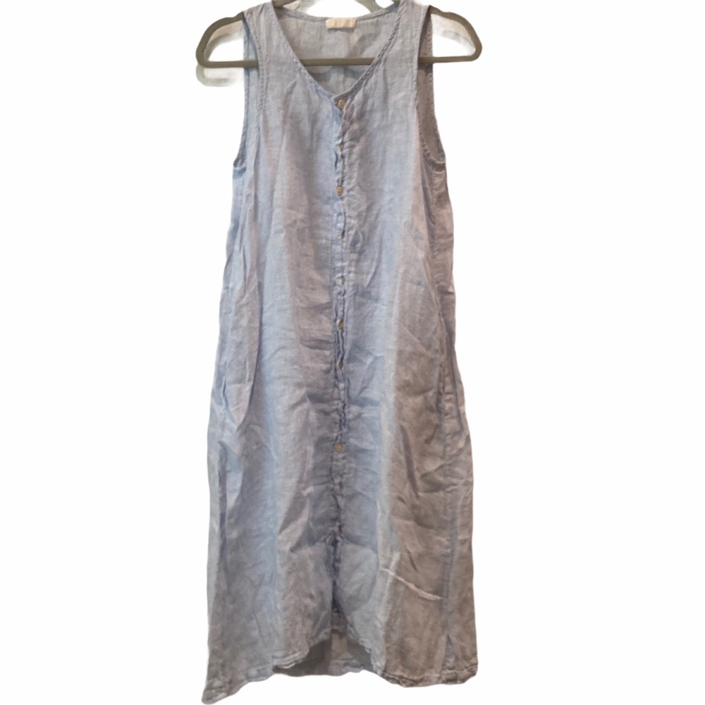 NWOT CP Shades Sleeveless Linen Dress Size Small